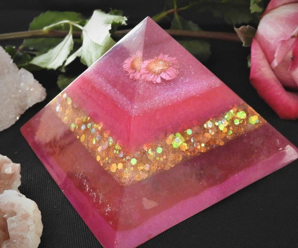 Gissroys Sticker Simulatie Hars Decoratieve Piramide Epoxyhars