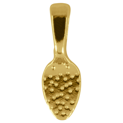 Plakoogje voor hanger 15x5mm (40 stuks)