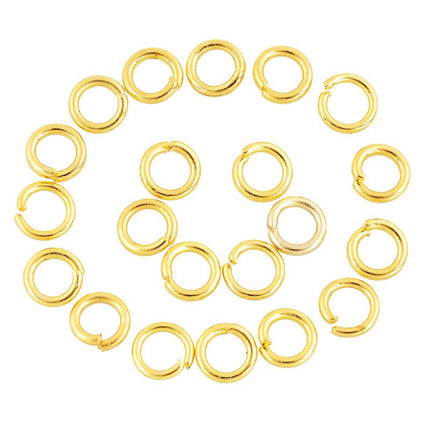 Metalen ringetjes rond 4mm (± 50st.) - #itsokay#