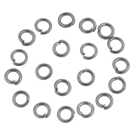 Metalen ringetjes rond 4mm (± 50st.) - #itsokay#