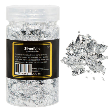 Pot Goudvlokken, Zilver of Rosé | Imitatie Bladgoud | QualityDecorations™ - #itsokay#