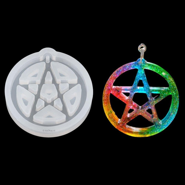 Siliconen Mal Pentagram Ketting - #itsokay#