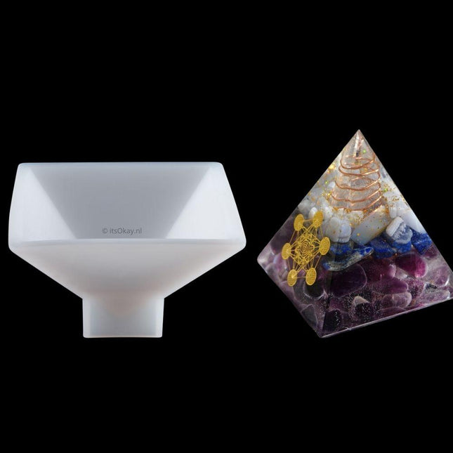 Siliconen Mal Piramide / Orgonite - #itsokay#