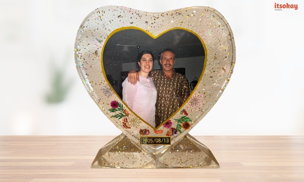 DIY: Hart met foto op standaard maken - itsOkay