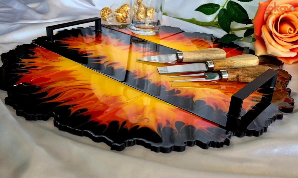 Lava / vuureffect maken in epoxy - itsOkay