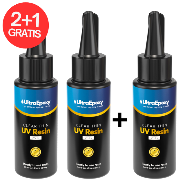 UV Resin - Sieraden hars (NU: 2+1 gratis)