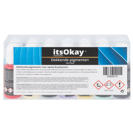 Dekkende Pigmenten Voor Epoxyhars (14 stuks) - #itsokay#