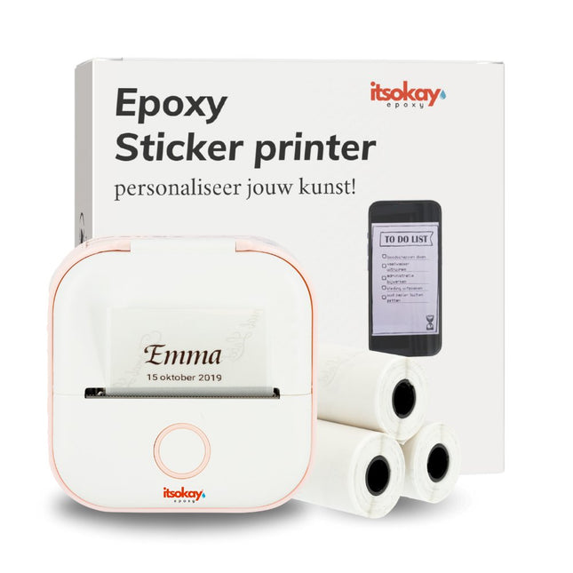 Epoxy Sticker Printer 2024 (namen, teksten) - #itsokay#