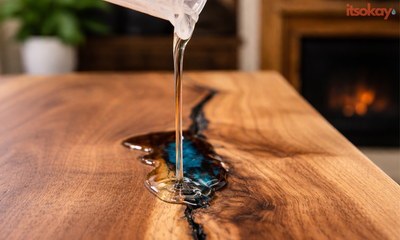 Een gat in hout vullen met epoxy