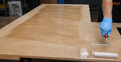 Epoxy over MDF aanbrengen handleiding