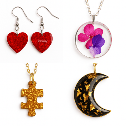 epoxy sieraden handgemaakt diy