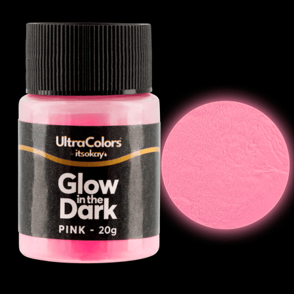 Glow in the dark poeder (5 kleuren) - itsokay