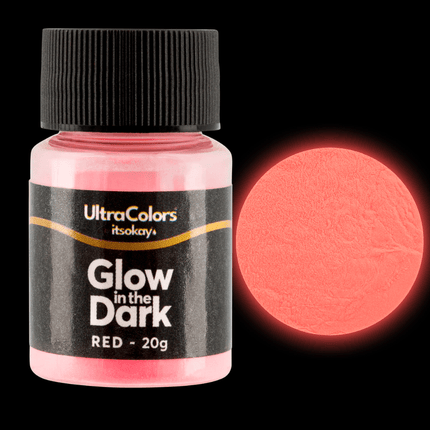 Glow in the dark poeder (5 kleuren) - itsokay
