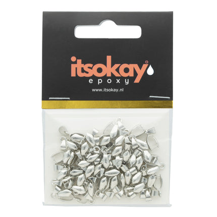 Hanger bail klem stainless steel 20mm (50 stuks) - #itsokay#