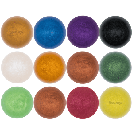 Metallic epoxy pigmenten (12 kleuren) - itsokay