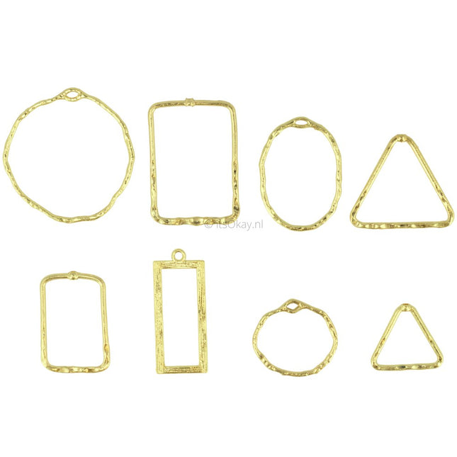 Open bedel goud (8 st.) design vorm - #itsokay#