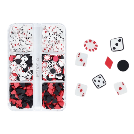 Poker Kaartspel Decoratie Mix (1200 stuks) - itsokay