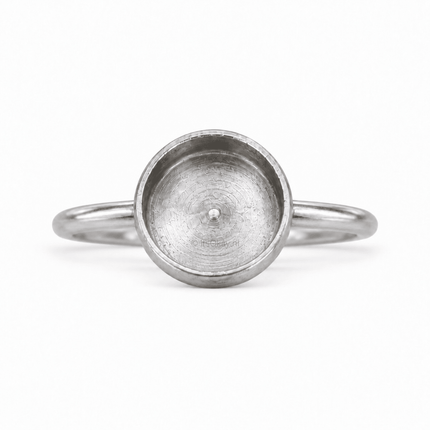 Ringen voor cabochons of epoxy - 8/12 mm (10st.) - itsokay