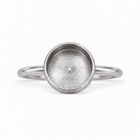Ringen voor cabochons of epoxy - 8/12 mm (10st.) - itsokay