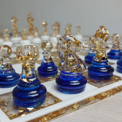 Schaakbord maken met epoxy