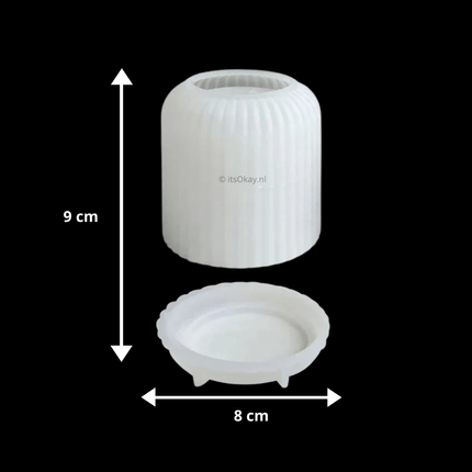 Siliconen Mal Sierpotje / Bakje met Deksel - #itsokay#