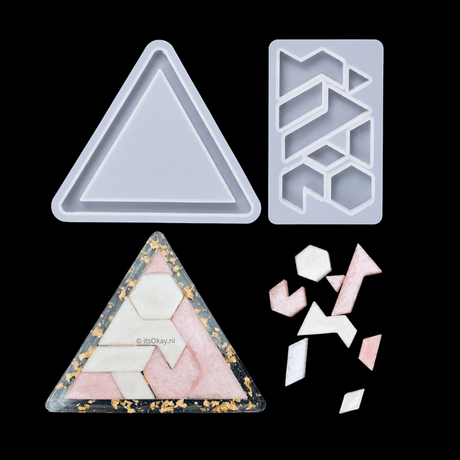Siliconen Mal Tangram Puzzel - itsokay
