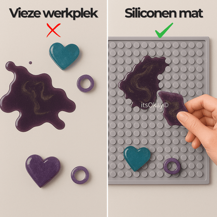Siliconen mat voor epoxy - Opvangmat voor Epoxy - itsokay