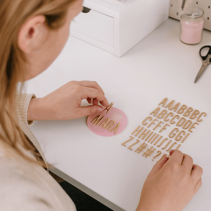 Stickerset Letters & Cijfers (3 st.) - itsokay