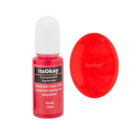 Transparante epoxy pigmenten (per flesje) - #itsokay#