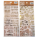 4 Stuks Sticker Vellen Speciaal voor Epoxyhars -
