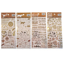 4 Stuks Sticker Vellen Speciaal voor Epoxyhars -