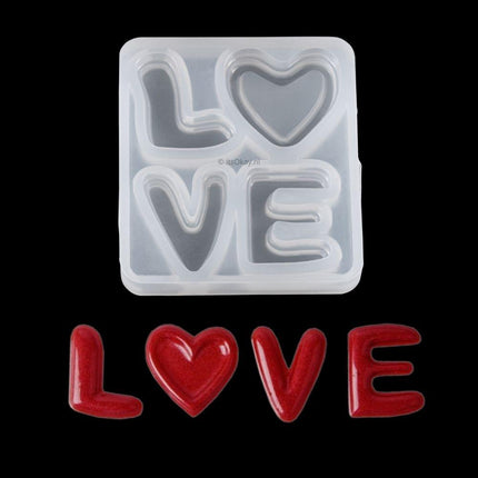 Kleine siliconen letter mal 'Love' - #itsokay#