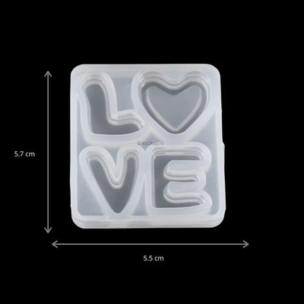 Kleine siliconen letter mal 'Love' - #itsokay#