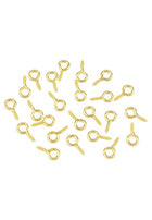 Metalen schroefoogjes 4x8mm (± 50 st.) - #itsokay#