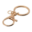 Metalen sleutelhangers + ringen (10 stuks) -