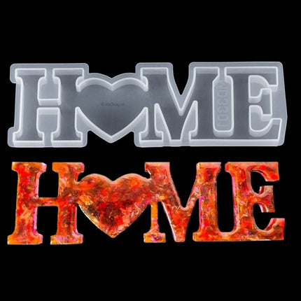Siliconen Mal Decoratie Tekst Love, Home of Family - #itsokay#