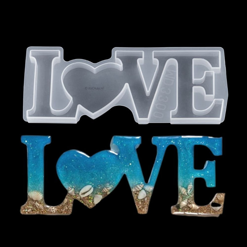 Siliconen Mal Decoratie Tekst Love, Home of Family -