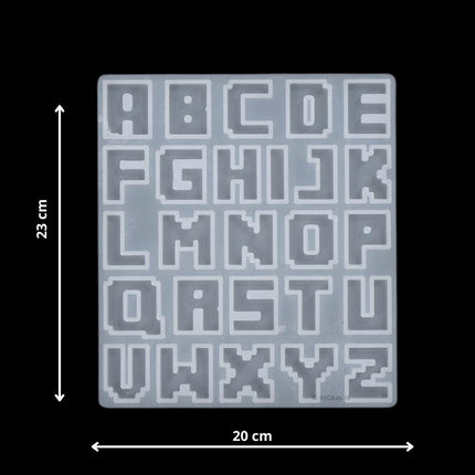 Siliconen Mal Grote Pixel Letters - #itsokay#