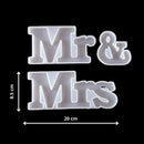 Siliconen Mal Mr & Mrs (3 losse mallen) -