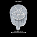 Siliconen Mal Pentagram Ketting -