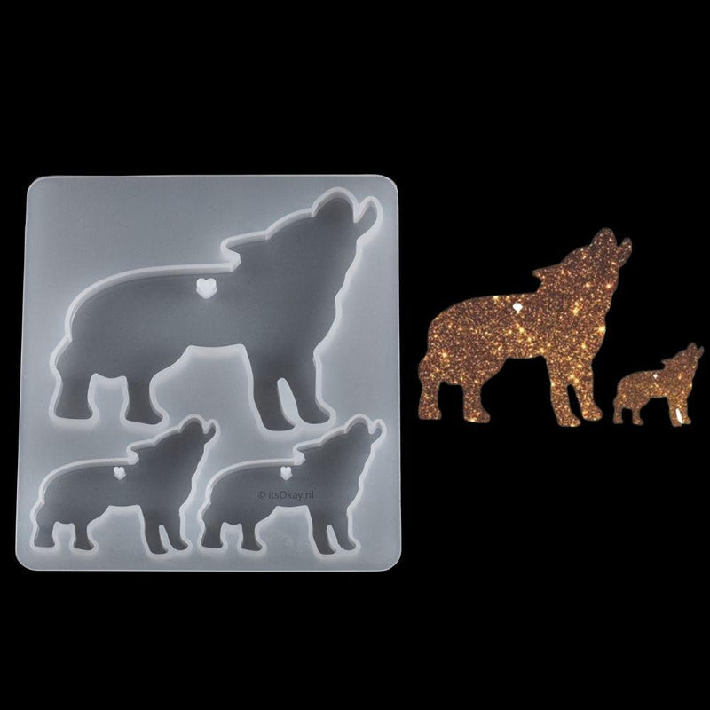 Siliconen Mal Wolf -