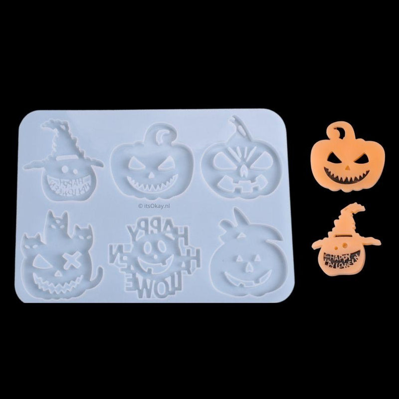 Silliconen Mal - Halloween 6 Vormen -